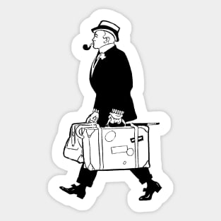 The tourist Sticker